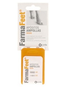 Farmalastic Protector Ampollas Apósito Adhesivo Dedos 6Uds