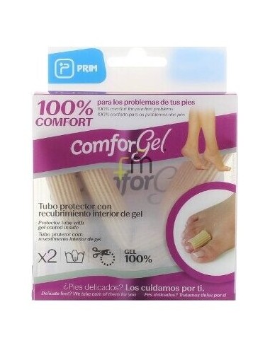 Comforgel Tubo Dedos 15Cm 2,5Cm Diam 12U