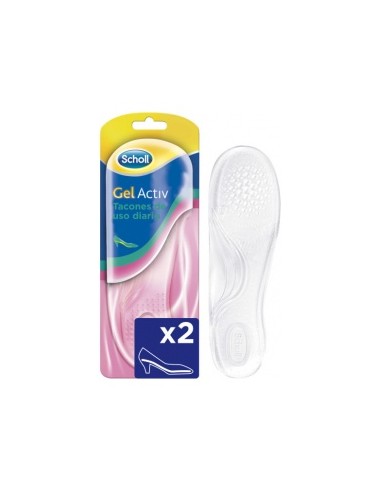 Scholl Gel Activ Tacón Diario 1 Par