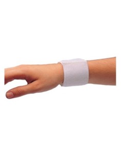 Corysan Muñequera  Con Velcro C/B Blanco