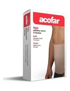 Acofar Faja  Elastica Velcro 3 Bandas T4
