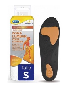Plantillas Zona Lumbar Scholl In-Balance Talla S 1 Par