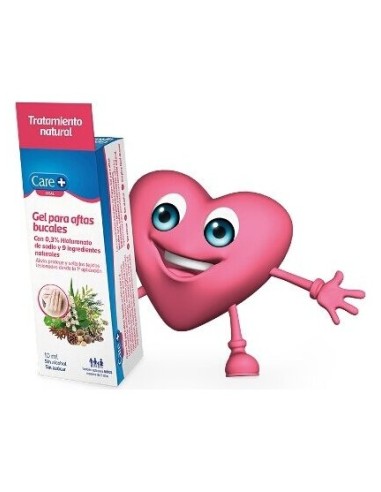 Care+ Gel Aftas Bucales Ácido Hialurónico 10Ml
