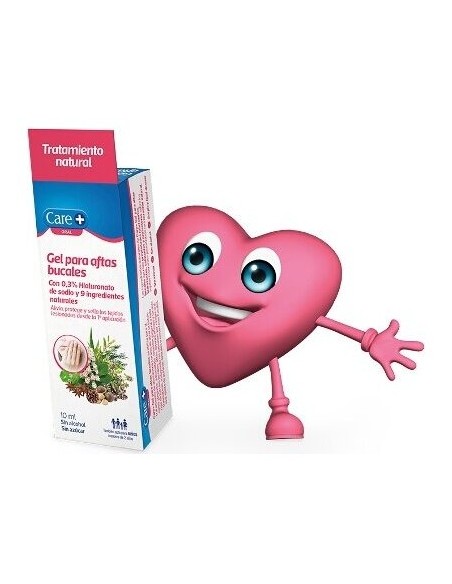 Care+ Gel Aftas Bucales Ácido Hialurónico 10Ml