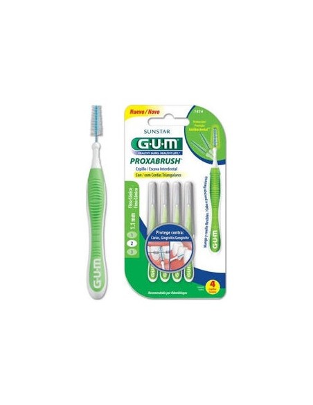 Gum® Cepillo Interdental Proxabrush Viaje 6Uds