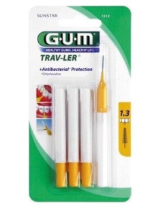 Gum® Butler Cepillo Interdental Viaje 1514 6Uds