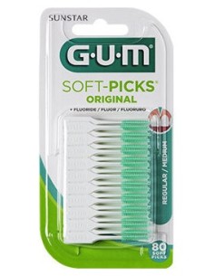 Gum 632 Soft Picks Original Regular 80 U