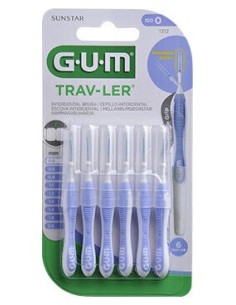 Gum® Cepillo Interdental Viaje 0.6Mm 6Uds