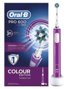 Oral B Cep.Rec.Pro600 Cros Action Morado