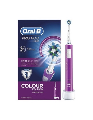 Oral B Cep.Rec.Pro600 Cros Action Morado