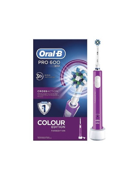 Oral B Cep.Rec.Pro600 Cros Action Morado