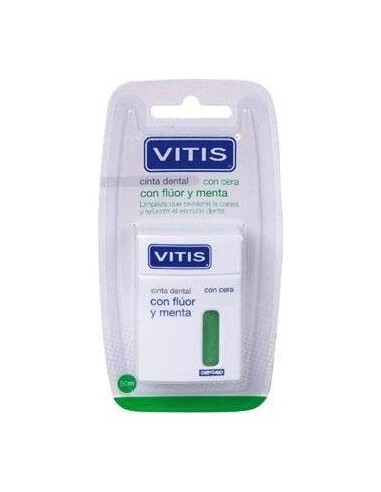 Vitis® Cinta Dental Flúor Y Menta 50M