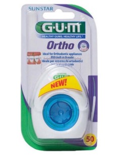Gum® 2080 Ortho Floss Sin Cera 100Uds