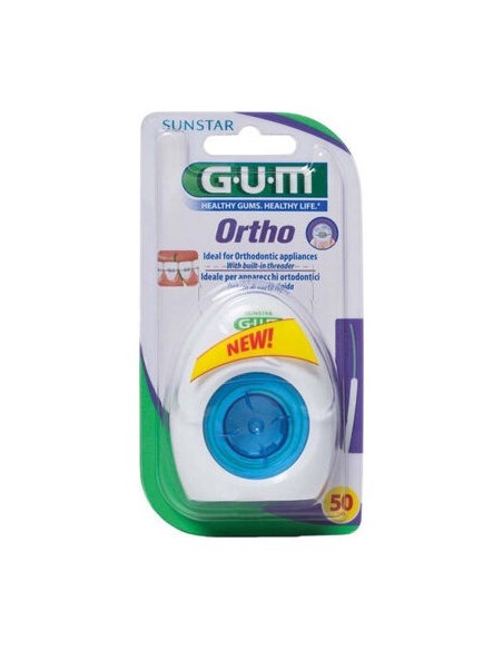 Gum® 2080 Ortho Floss Sin Cera 100Uds