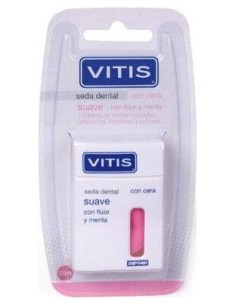 Vitis®  Seda Dental Suave Con Flúor Y Menta 50M