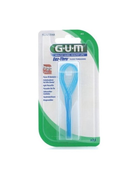 Gum® Enhebrador 840 Seda Dental 25Uds