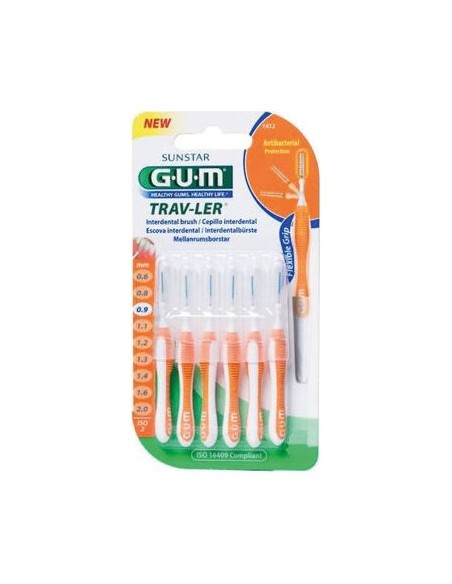 Cepillo Interdental De Viaje Antibacterial Ultrafino De 0_9Mm  6Uds