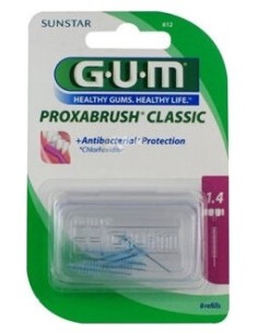 Gum® 612 Proxabrush Recambio Cepillo Interdental 1.4Mm 8Uds