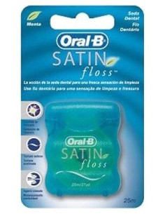 Oral-B Satin Floss Seda Dental Con Cera 25M 1Ud