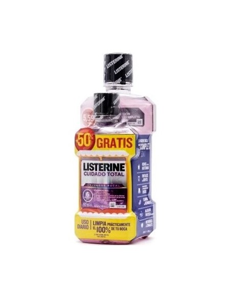 Listerine Cuidado Total 500+250Ml Etiq P