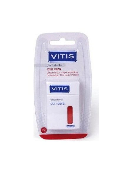 Vitis® Cinta Dental Con Cera 50M