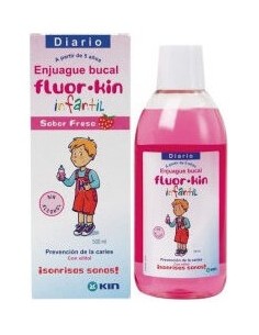 Fluor-Kin Infantil Colutorio Fresa 500Ml