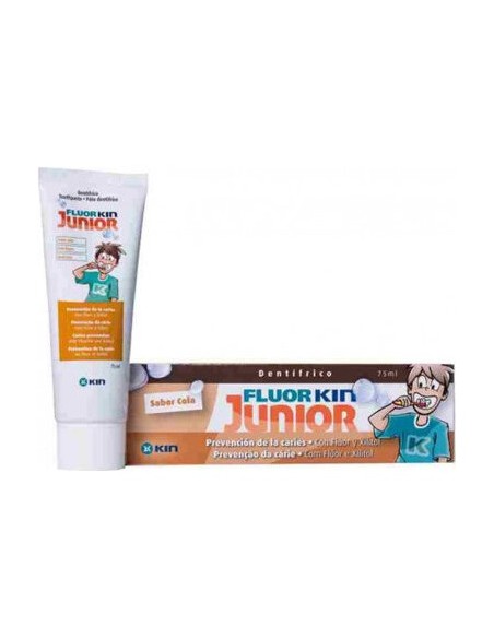 Fluor-Kin Junior Dentífrico Sabor Cola 75Ml