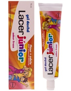 Lacer Junior Gel Dental Sabor Fresa 75Ml