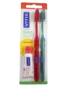 Pack Vitis Cepillo Duplo Suave Acces