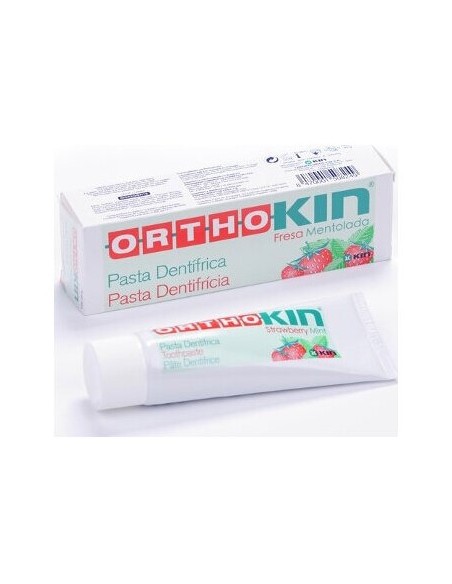 Orthokin Pasta Sabor Fresa Mentolada 75Ml