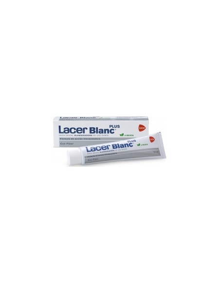 Lacer Blanc Plus Pasta Dental Blanqueadora Sabor A Menta 75Ml