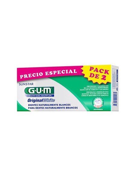 Gum Duo Pack Original White Pasta 2X75Ml