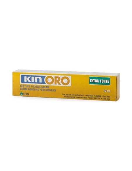 Kin Oro Crema Fijadora Prótesis Dentales 75Ml