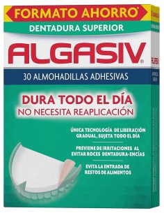 Algasiv Almohadillas Adhesivas Prótesis Dental Superior...