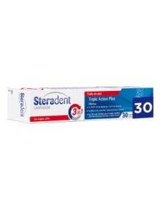 Steradent Triple Acción Plus Nueva Fórmula 30Comp