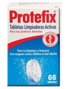 Protefix Limpiador Activo 66 Tabletas