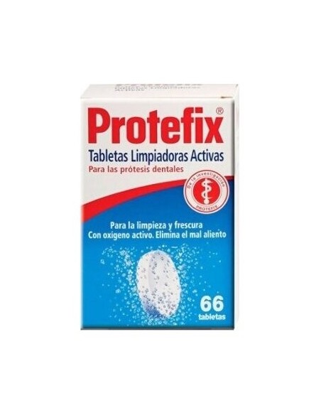 Protefix Limpiador Activo 66 Tabletas