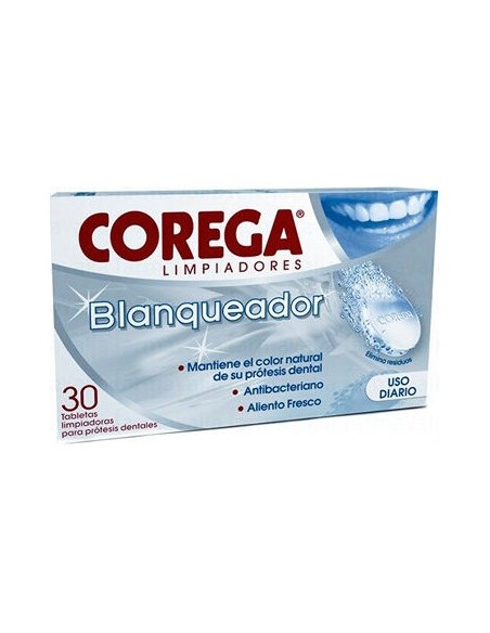 Corega® Blanqueador 30 Tabletas Efervescentes