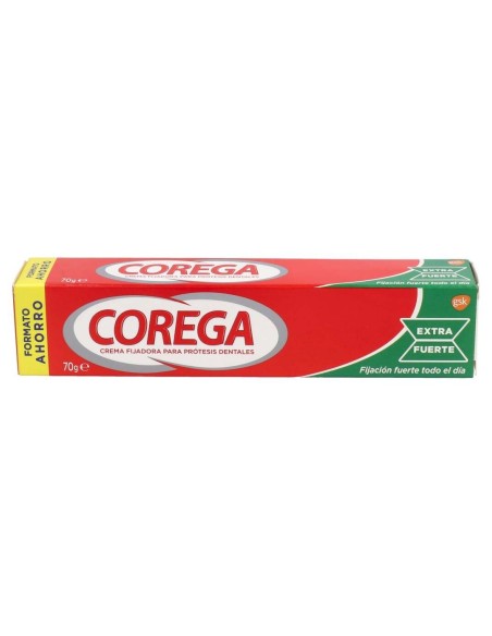 Corega Extra Fuerte Menta Crema 70Gr