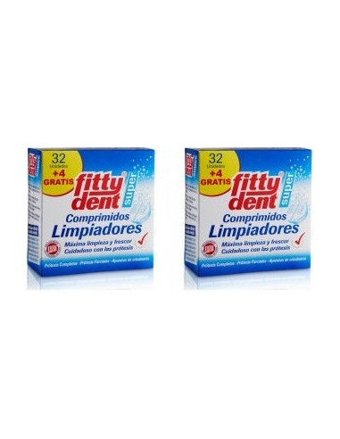 Fittydent Super Comprimidos Limpieza Protesis...