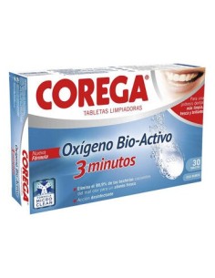 Corega® Oxígeno Bio-Activo 30 Tabletas Efervescentes