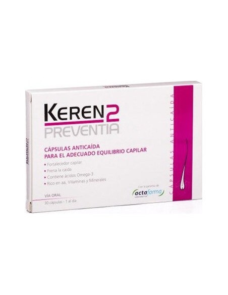 Keren 2 Preventia 30 Capsulas Anticaida