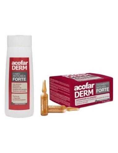 Acofarderm Pck Antic Fort Amp+Champ200Ml