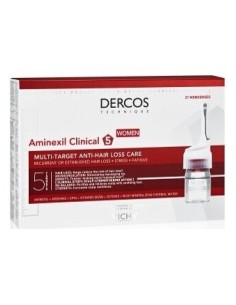 Vichy Dercos Aminexil Clinical 5 Mujer 21 Monodosis