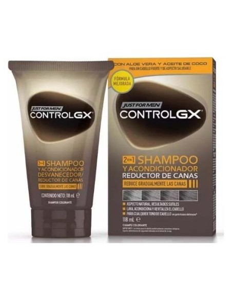Just For Men Control Gx 2 En 1 Reductor De Canas 118Ml