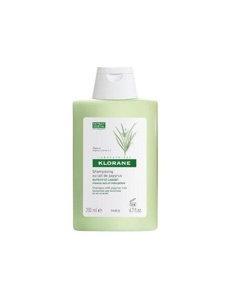 Klorane Champú Nutritivo Y Alisante A La Leche De Papiro 200Ml