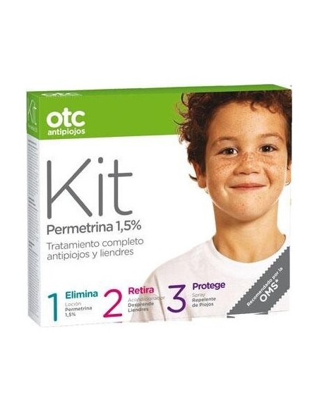 Otc Antipiojos Kit 1 2 3 Permetrina 1,5%