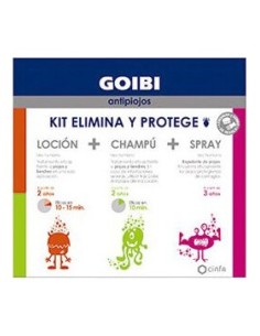 Goibi Antipiojos Elimina Champú + Loción + Spray  Kit