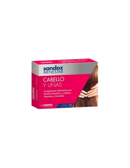 Sandoz Bienestar Cabellos Y Uñas 30 Caps