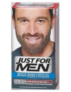 Just For Men Gel Colorante Castaño Oscuro Para Bigote Y...